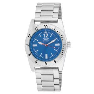 #22 NIB Gianello Seafarer's Embrace 40 Link Bracelet Watch Silver